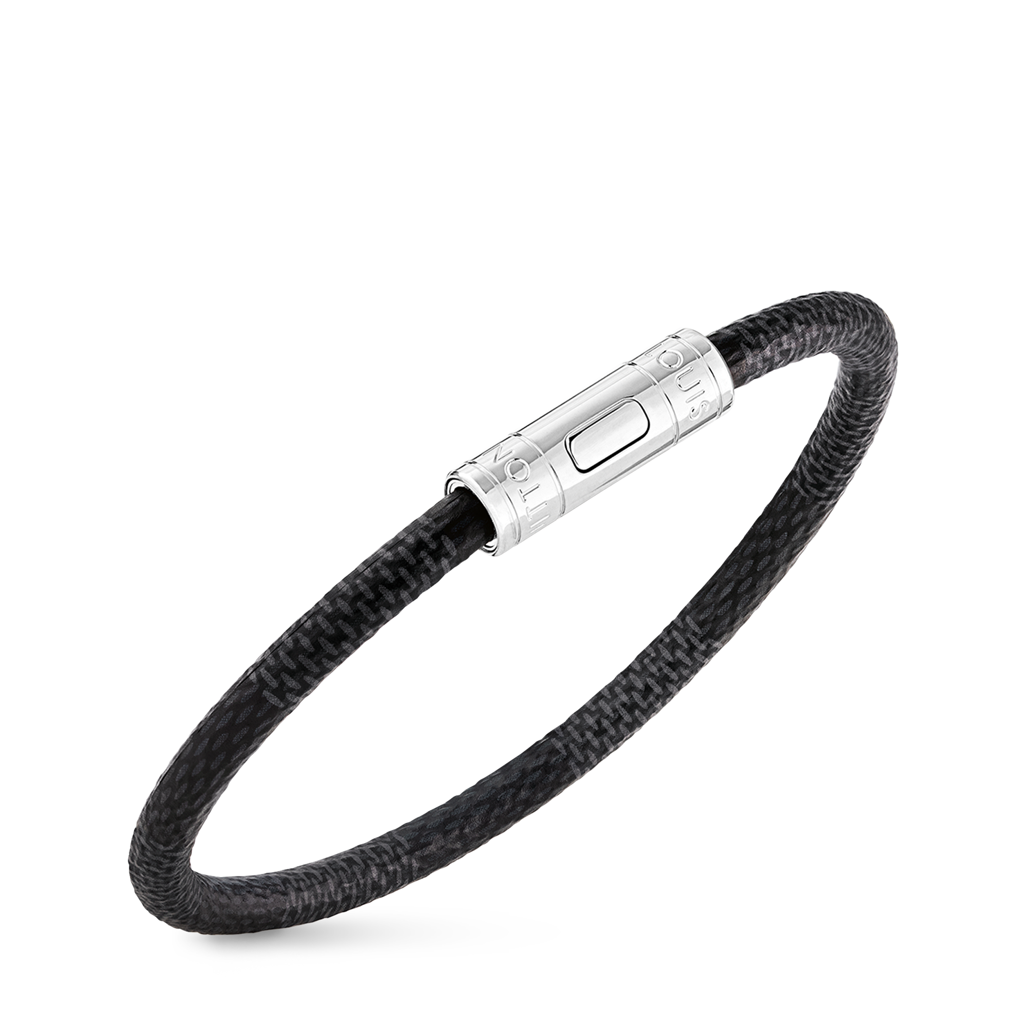 LOUIS VUITTON ダミエグラフィットブレスレット Keep It Bracelet Damier Graphite Canvas - New - Ramadan | LOUIS